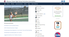 Desktop Screenshot of mshsaa.org